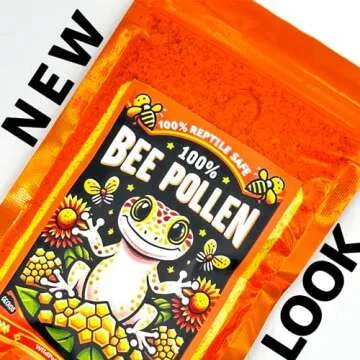 100% Natural Bee Pollen Powder for Reptiles and More