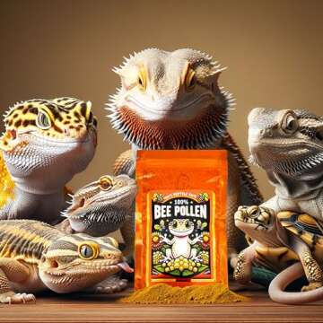 100% Natural Bee Pollen Powder for Reptiles and More