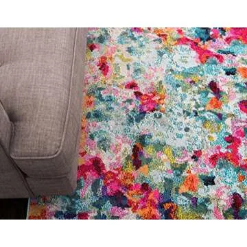 Unique Loom Chromatic Collection Area Rug - Vibrant Style