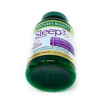 Nature's Bounty Sleep3 10mg. Melatonin, 120 Tablets