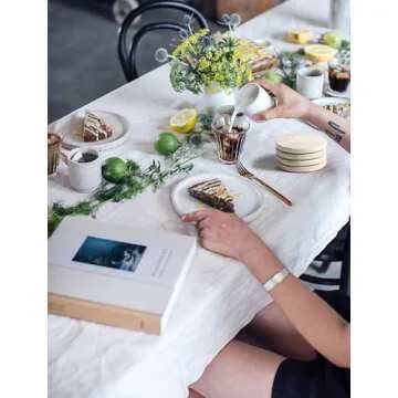 Beige Travertine Coaster Set of 4 for Stylish Decor