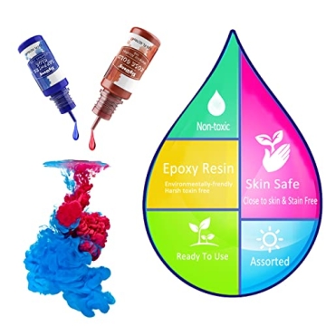 Vibrant Alcohol Ink Set - 20 High Concentrated Colors