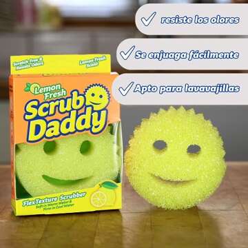 Lemon Fresh Scratch Free FlexTexture Scrubbing Sponge