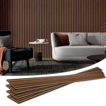 Art3d Fluted Sound Absorbing Wood Panels for Home Accent Decoration