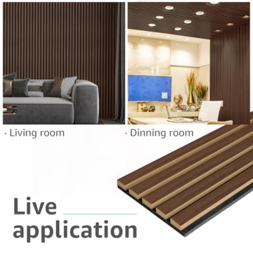 Art3d Acoustic Wood Slat Wall Panels for Modern Decor