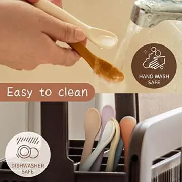 Moonkie Silicone Baby Spoons Set for 4+ Months