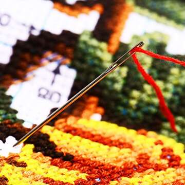 Valar Dohaeris 12 Pieces Large Eye Blunt Needles Thread Yarn Knitting Tapestry Needle, Steel Crochet Embroidery Darning Craft Sewing Needles,Assorted Sizes