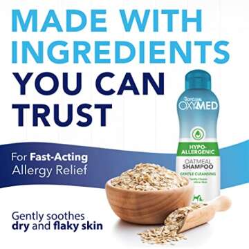 TropiClean Hypoallergenic Dog Shampoo for Allergies 20oz