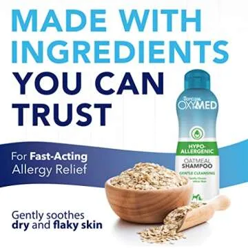 TropiClean Hypoallergenic Dog Shampoo for Allergies 20oz