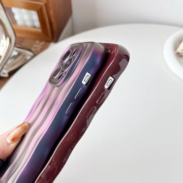 Water Ripple iPhone 14 Pro Case Silver Durable Wireless Charging