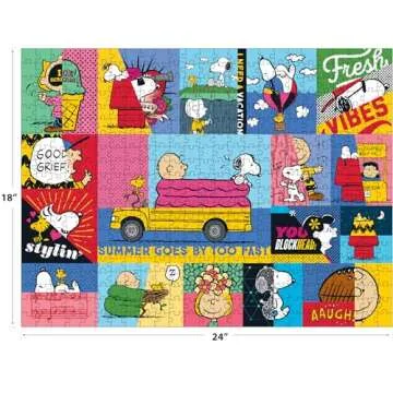 Peanuts Vibes 300 Piece Jigsaw Puzzle for Adults