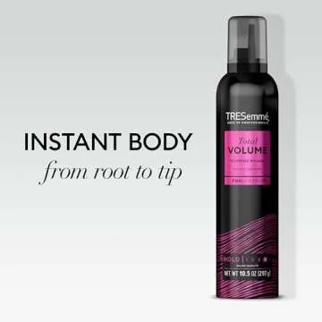 TRESemmé Plumping Mousse Total Volume for 24H Lift and Body with Pro Lock Technology 10.5 oz
