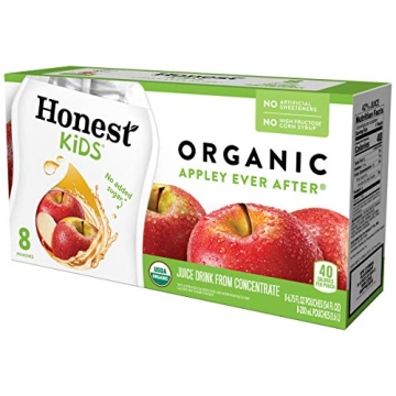 Honest Kids Appley Ever After Organic Fruit Juice, 8 Pack