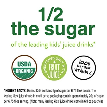 Honest Kids Organic Apple Juice Drink, 8 Pack