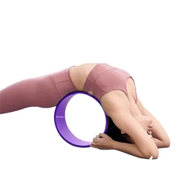 MICRODRY No-Slip Exercise Wheel - Versatile TPE Roller for Yoga & Pilates
