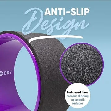 MICRODRY No-Slip Exercise Wheel for Yoga and Pilates