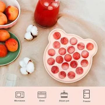 Frozen Breastmilk Cube Mold,100% Food Grade Silicone Ice Cube Tray with Lid,BPA Free Safe for Baby Toddler Kid, Extra Fixture Points Lid and Easy Release Tab Green - Dilovely