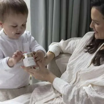 ELLAOLA 96 Hour Deep Moisturizing Baby Face Cream for Dry, Eczema Prone & Sensitive Skin - Daily Organic Face Lotion Nourishes & Hydrates, Fragrance Free | 1.7 fl. oz.