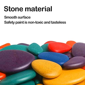 Colorful Wooden Sorting Stacking Stones for Kids Fun