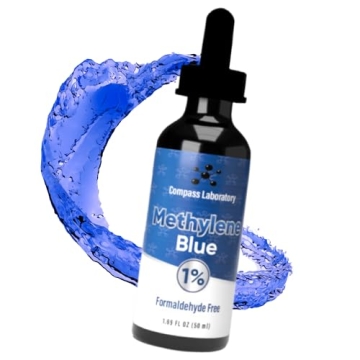 COMPASS LABORATORY Methylene Blue Pharmaceutical Grade, USP Grade, Third-Party Tested Brain Health D...