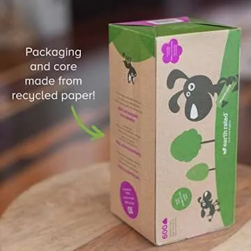 Earth Rated Dog Poop Bags, Thick Grab and Go Bulk Single Roll, Ideal for Backyard Pickups, Lavender Scented, 600 Bags