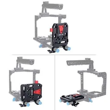 ANDYCINE Mini V-Lock Quick Release Plate for Filmmakers