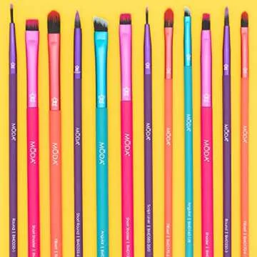 MODA 12PC Artistry Brush Set for Flawless Makeup