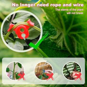 Ouligay Plant Training Clips for Healthy Plant Growth