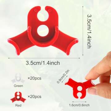Ouligay Plant Training Clips for Healthy Plant Growth