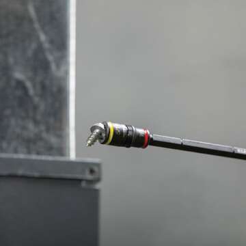 Klein Tools 32934 Impact Driver, 9-in-1 SAE Impact Socket Set, 4 Flip Sockets with 1/4, 5/16, 3/8, 7/16, 1/2, 9/16, 5/8, and 3/4-Inch Nut Driver Sizes with Bit Holder, 6-1/2-Inch Shaft