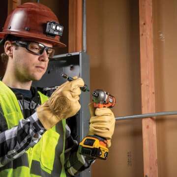 Klein Tools 32934 Impact Driver, 9-in-1 SAE Impact Socket Set, 4 Flip Sockets with 1/4, 5/16, 3/8, 7/16, 1/2, 9/16, 5/8, and 3/4-Inch Nut Driver Sizes with Bit Holder, 6-1/2-Inch Shaft