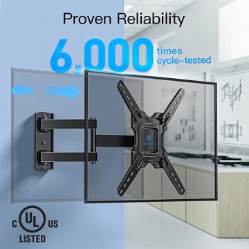 PERLESMITH Full Motion Wall Mount for 26-60 inch TVs