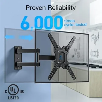 PERLESMITH Full Motion Wall Mount for 26-60 inch TVs