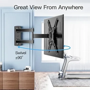 PERLESMITH Full Motion Wall Mount for 26-60 inch TVs