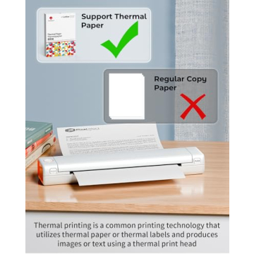 Phomemo M08F Wireless Thermal Printer Portable Inkless