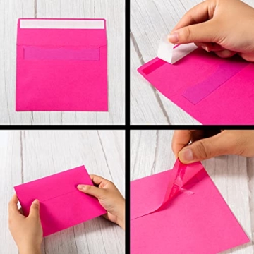100 Colorful A7 Envelopes and Cards for Every Occasion
