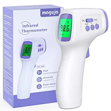 Digital Touchless Forehead Thermometer - Fast, Accurate & Safe for All Ages