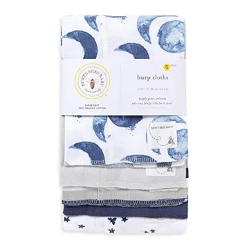 Burt's Bees Baby Organic Burp Cloths for Newborns