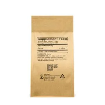 Pure Original Ingredients Glycine Powder (2lb) Non-GMO, Non-Essential Amino Acid, Allergen-Free