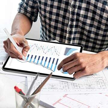 Penoval Stylus Pen for iPad, Active Pencil with Palm Rejection, Compatible with (2018-2020) Apple iPad Pro, iPad 8th/7th/iPad 6th/Mini 5th Gen/iPad Air 3rd 11 & 12.9-inch