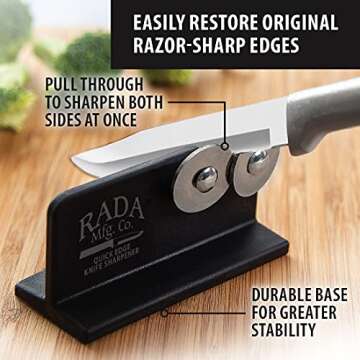 Rada Cutlery Quick Edge Knife Sharpener
