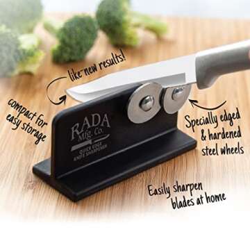 Rada Cutlery Quick Edge Knife Sharpener