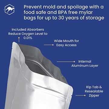 Wallaby Mylar Bag Bundle for Long-Term Food Storage