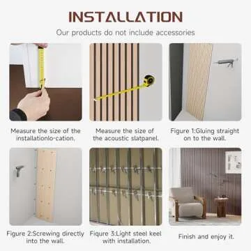 Stylish POHARE Wood Slat Wall Panels for Acoustic Spaces