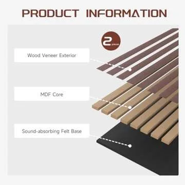 Stylish POHARE Wood Slat Wall Panels for Acoustic Spaces