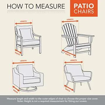 Modern Patio Chair Cover - Weather-Resistant & Stylish