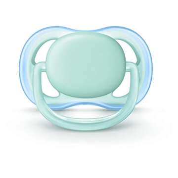 Philips Avent Ultra Air Pacifier, 0-6 months, blue/green, 2 pack, SCF244/20