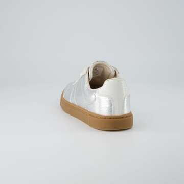 CUSHIONAIRE Balance Women's Fashion Sneakers – Retro Design, Silver 8