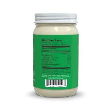 Fatworks, Certified Organic Pork Lard, NON-GMO, USDA 100% Organic for Keto, Paleo Everyday Cooking and Frying, Whole30 Approved, No Preservatives in 14.4 OZ, glass jar