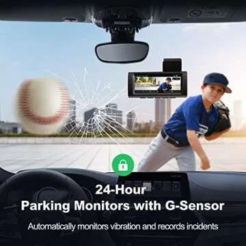 YEECORE 4K UHD Dash Cam with WiFi GPS for Safer Driving